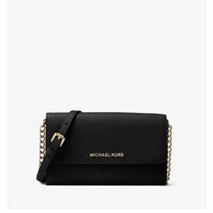 Michael Kors black cross body bag
